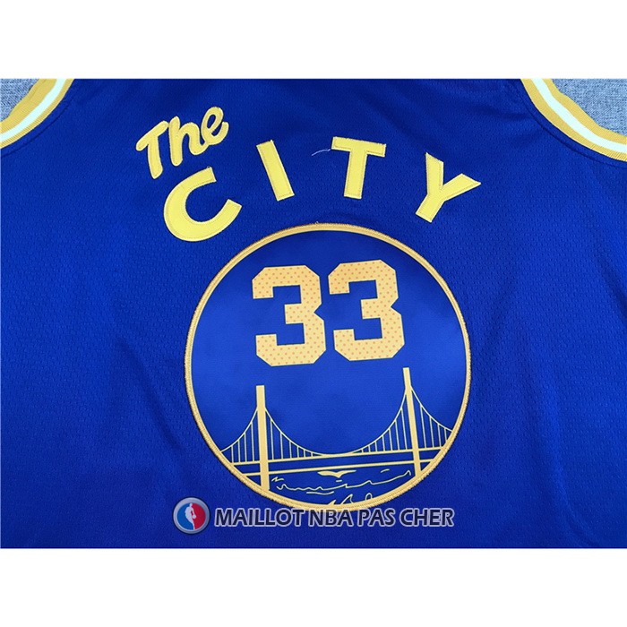 Maillot Golden State Warriors James Wiseman Hardwood Classics 2020 Bleu